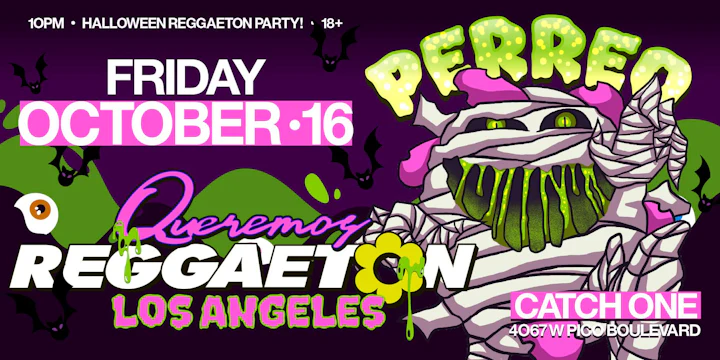 Queremos Reggaeton Party @ Catch One LA 18+