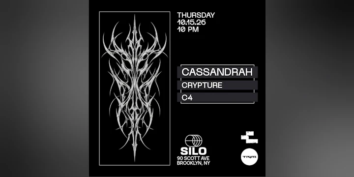 Trim: Cassandrah / Crypture / C4 (Main Room Event, Free w/ RSVP)