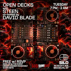 Open Decks W/ Steen & David "Techno Blade"