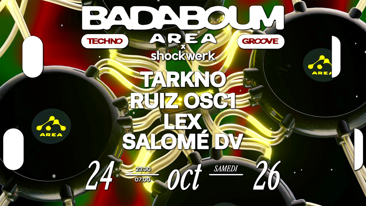 Area x Shockwerk: Tarkno, Ruiz Osc1, Lex, Salomé Dv
