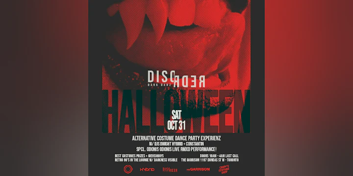 Disorder Dark Danz Halloween