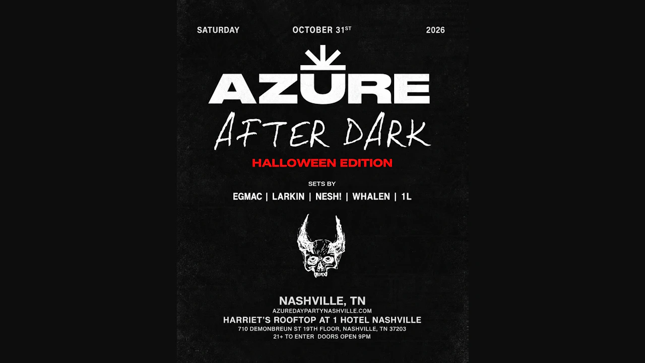 AZURE Presents: Halloween at Harriet's Rooftop 1 Hotel Nashville