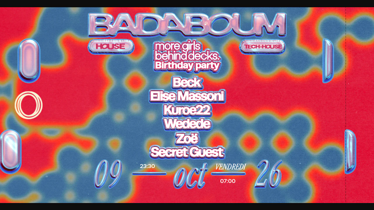 more girls behind decks Birthday Party