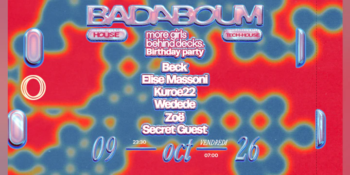 more girls behind decks Birthday Party