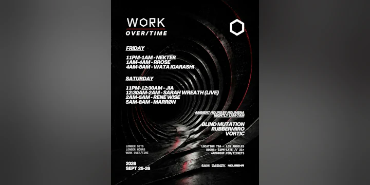 Work Over/time Day 2: Jia, Marrøn, Rene Wise, & Sarah Wreath (live)
