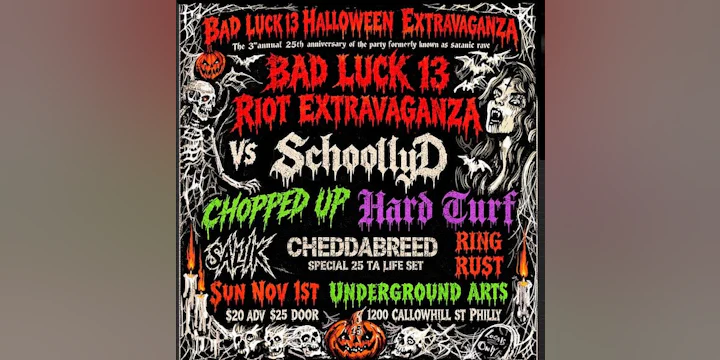 Bad Luck 13 Riot Extravaganza