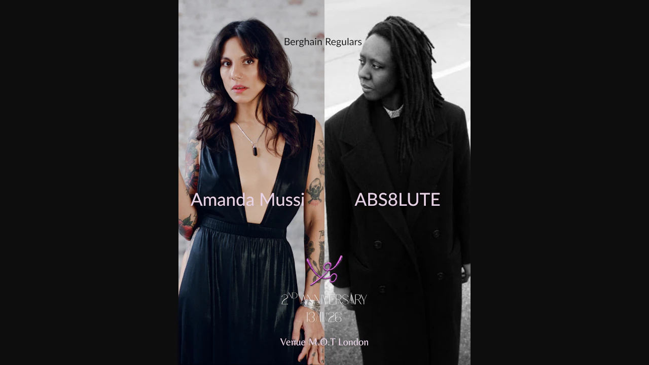 Soma People · 2nd Anniversary · Amanda Mussi, Abs8lute (Berghain Regulars), V.40 B2B Nara