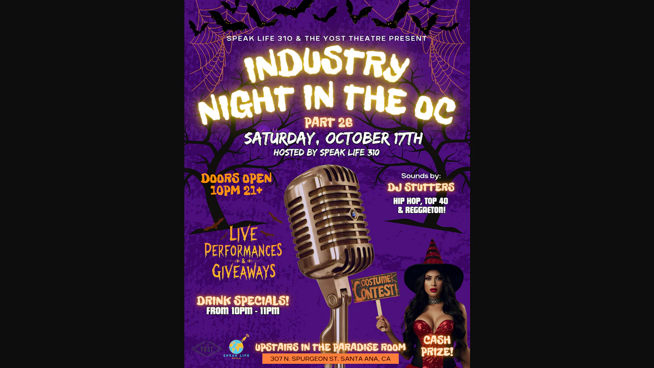 Industry Night in the Oc Pt 26! Costume Party!