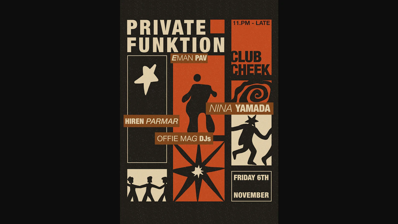 Private Funktion: Nina Yamada, Offie Mag DJs, Hiren Parmar & Eman Pav