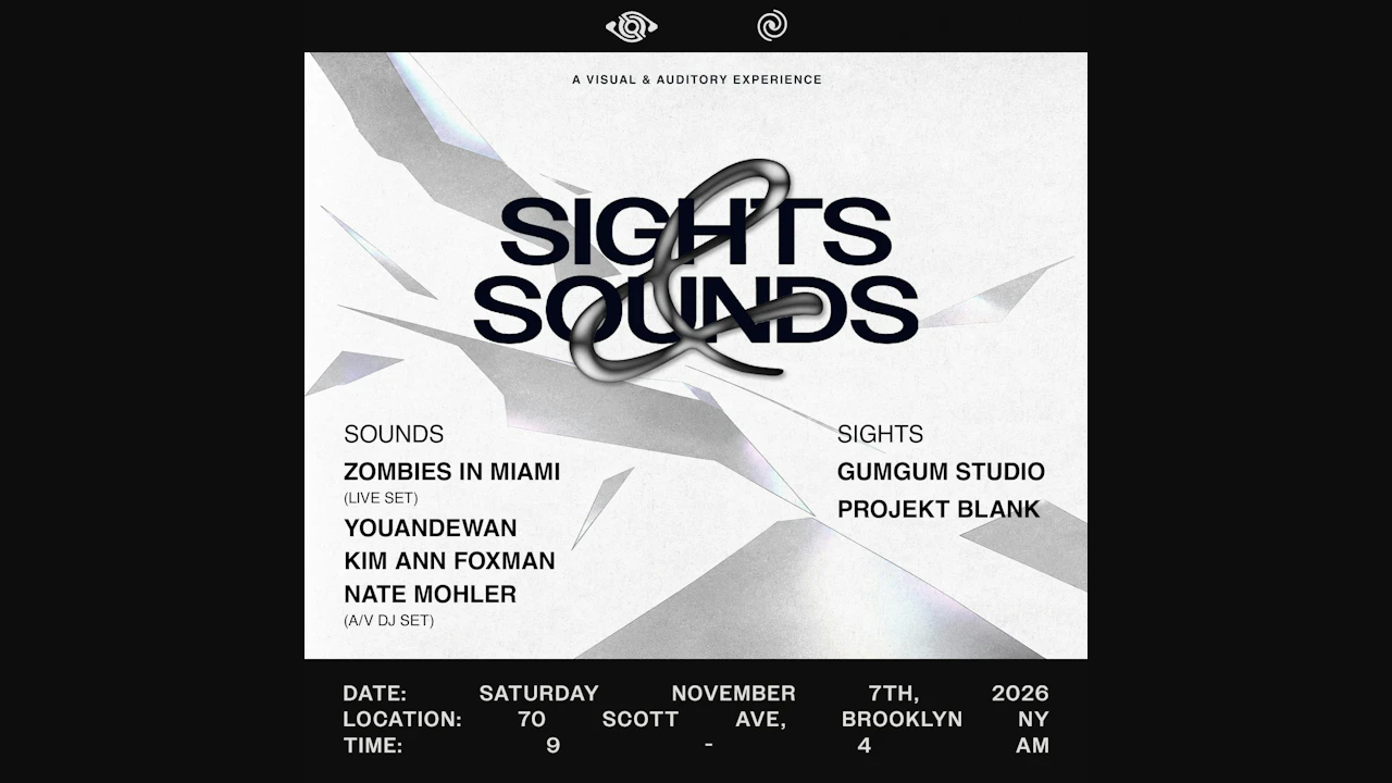 Sights & Sounds: Zombies in Miami (live), Youandewan, Kim Ann Foxman, Nate Mohler (A/V set)