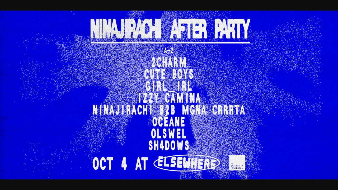 Ninajirachi After Party w/ 2charm, cute boys, girl_irl, Izzy Camina + more