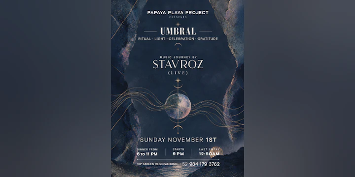 PPP • Presents • UMBRAL • Music Journey By @Stavroz (live show)