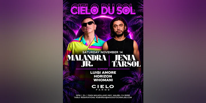Jenia Tarsol + Malandra Jr. (Cielo du Sol in Malibu)