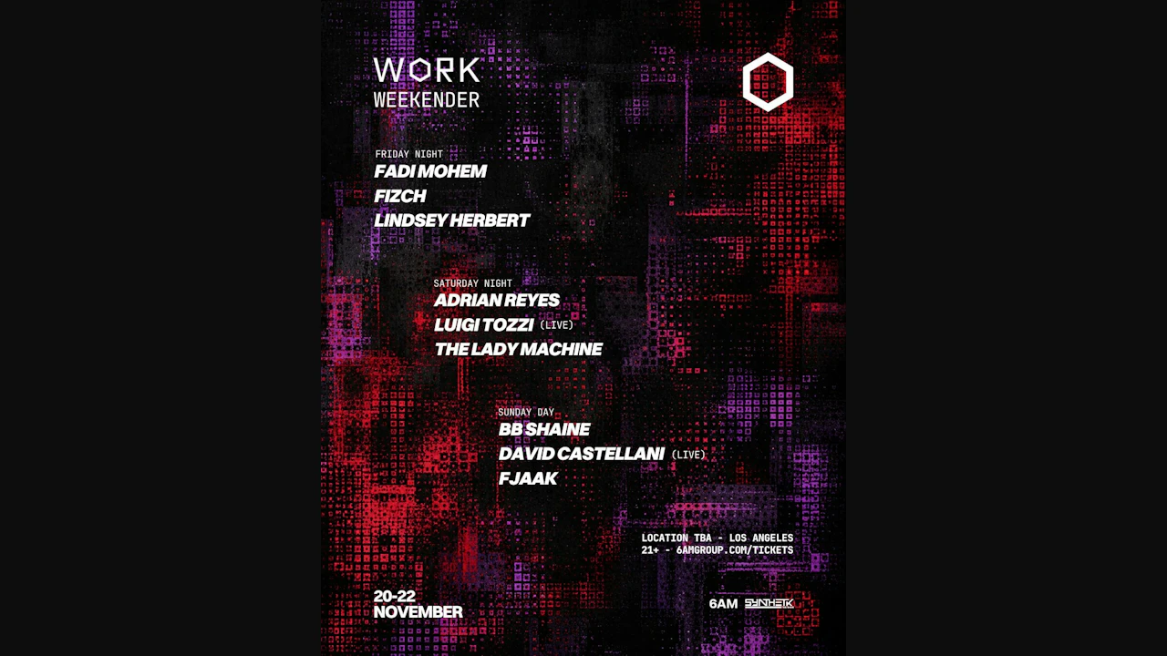 WORK Weekender Day 1: Fadi Mohem, Fizch, & Lindsey Herbert