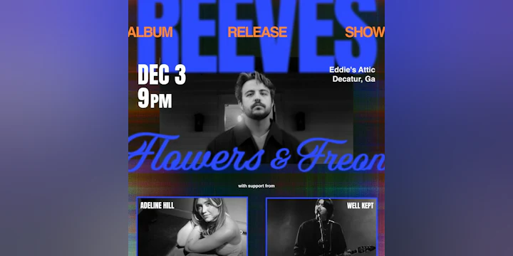 Reeves Album Release Show w/ Adeline Hill + Well Kept