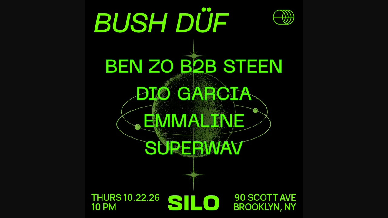 BUSH DÜF (Full Venue Event, Free w/ RSVP)