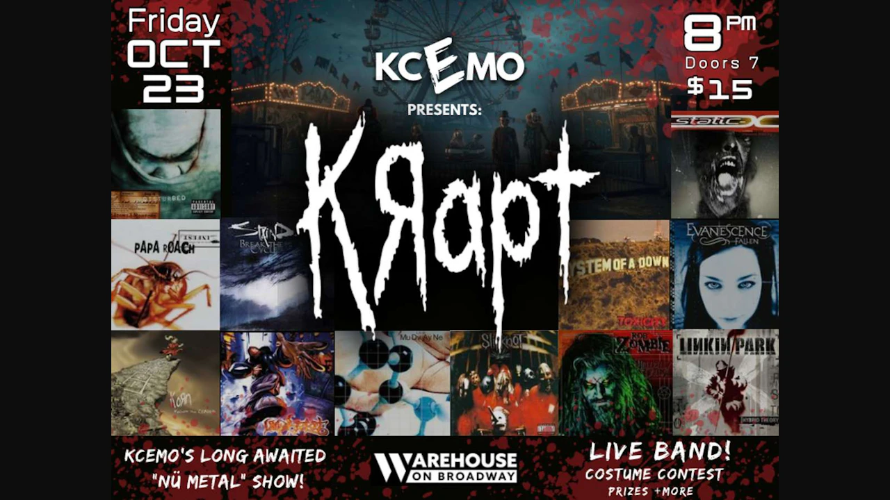 KCeMO: KRAPT Halloween Nü Metal