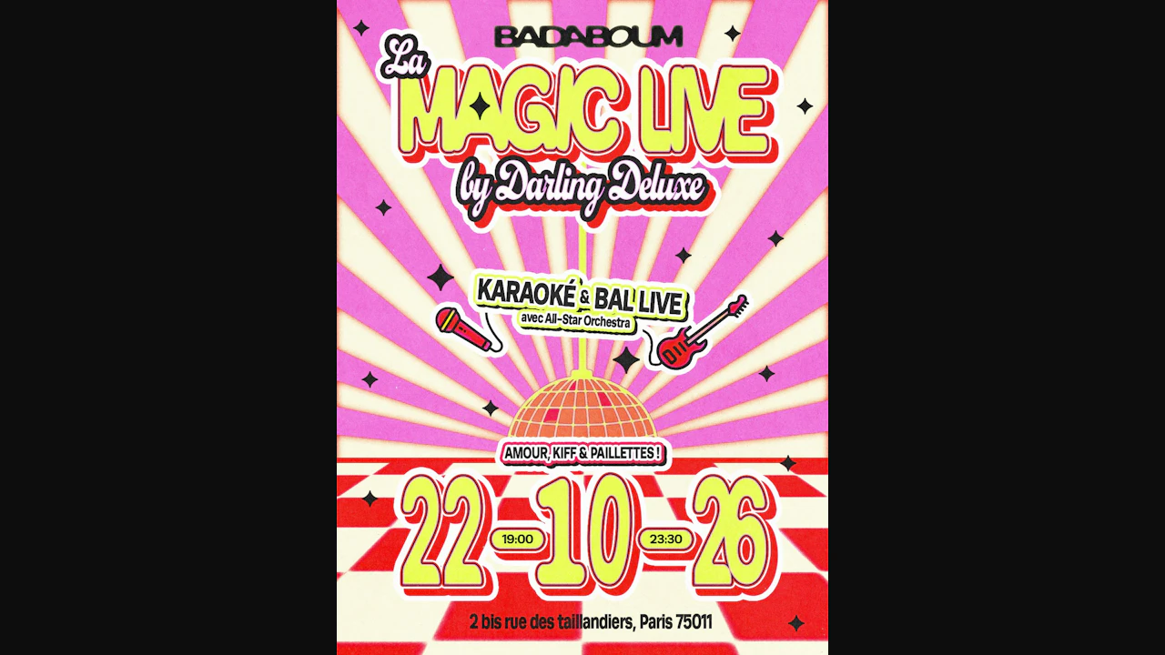 LA Magic Live By Darling Deluxe : Karaoké & Bal Live