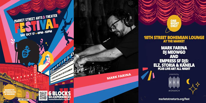 Mark Farina | DJ Meowgo | Elz | Storia | Kanella @ Market Street Festival