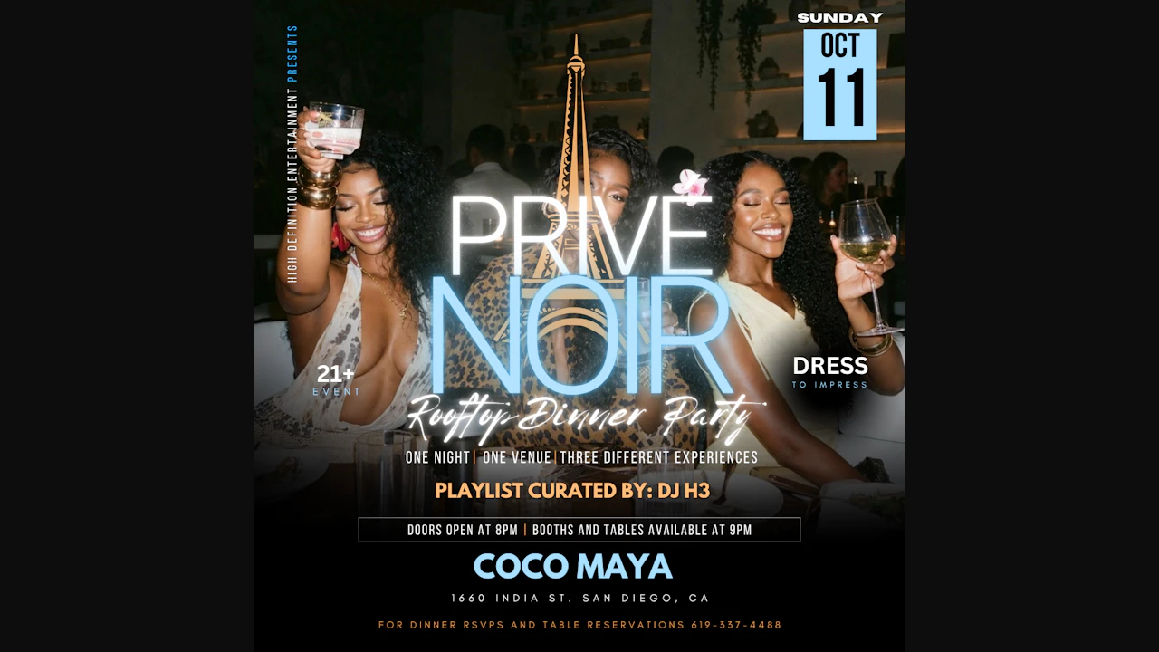 Privé Noir: The Rooftop Dinner Party Series
