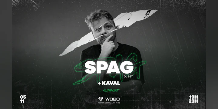 WOBO Presents - SPAG - Nouveau Casino