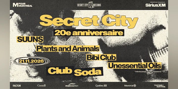 Secret City - 20e Anniversaire
