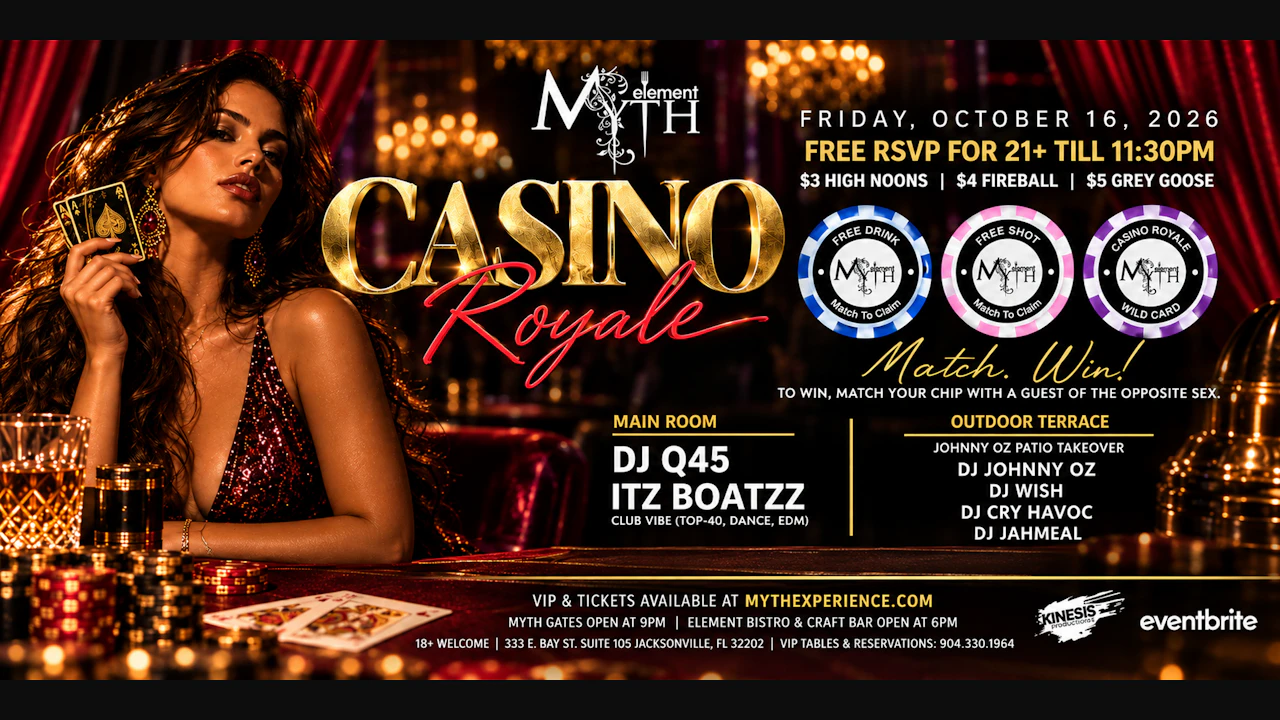 Myth Nightclub Presents: Ignite Fridays - Casino Royale