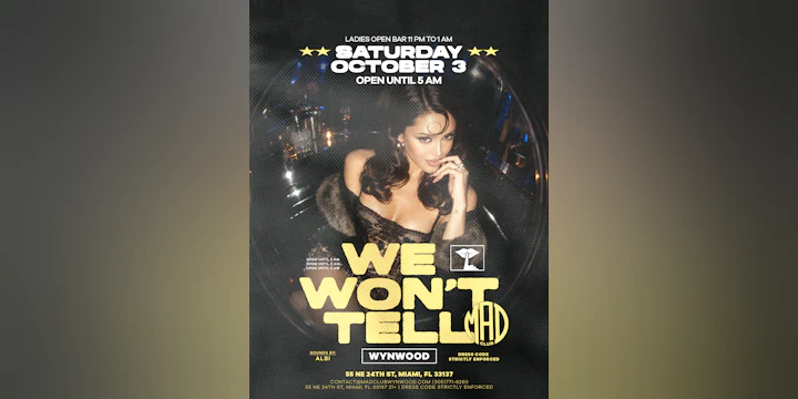 We Won't Tell October 3