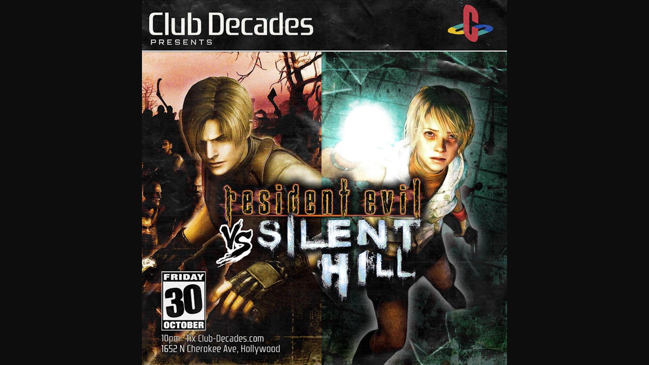 Resident Evil vs Silent Hill Halloween | Club Decades