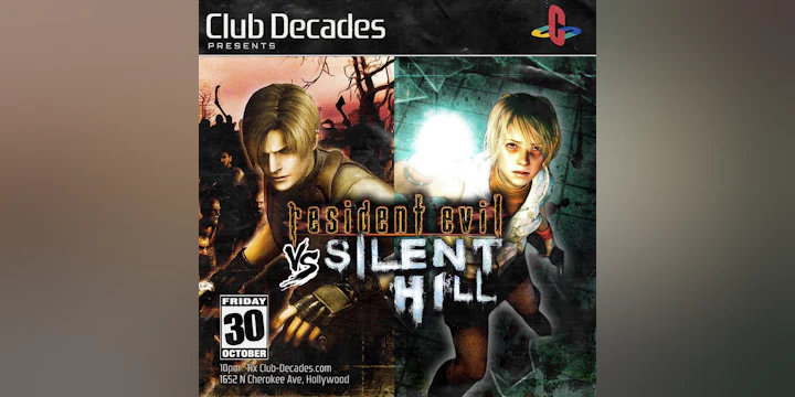 Resident Evil vs Silent Hill Halloween | Club Decades