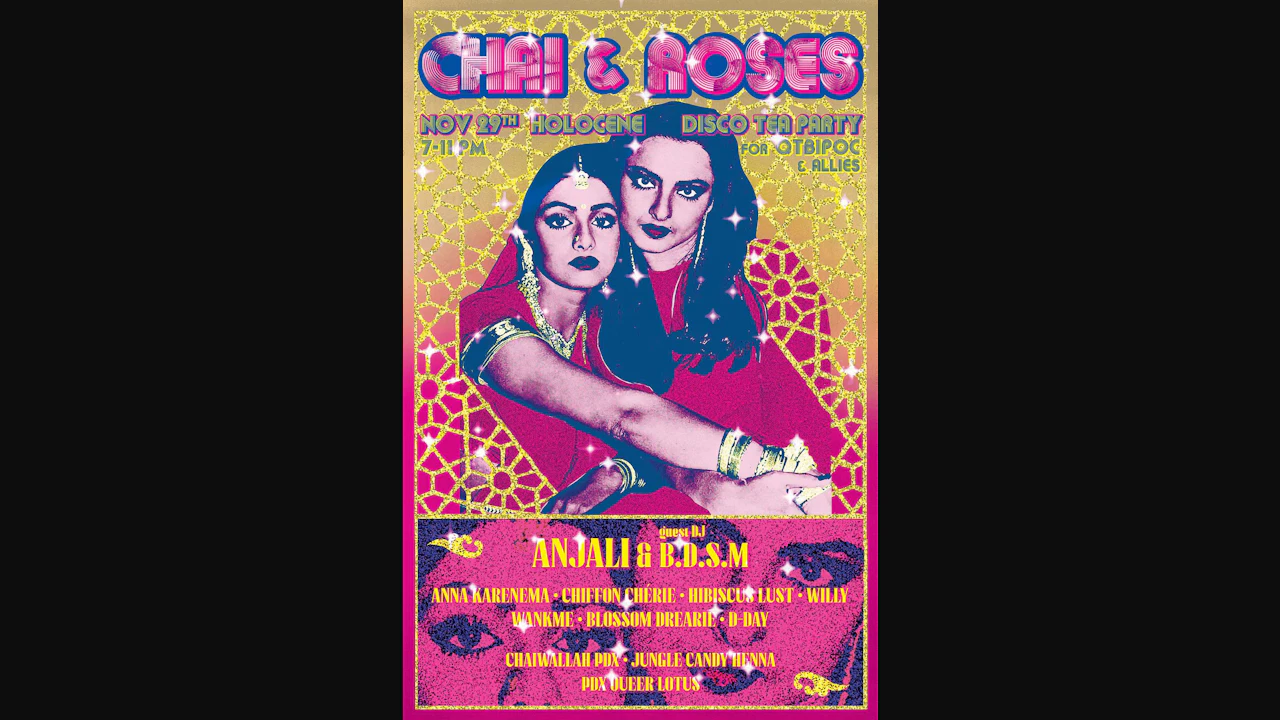 Chai & Roses: Disco Tea Dance Party for QTBIPOC & Allies