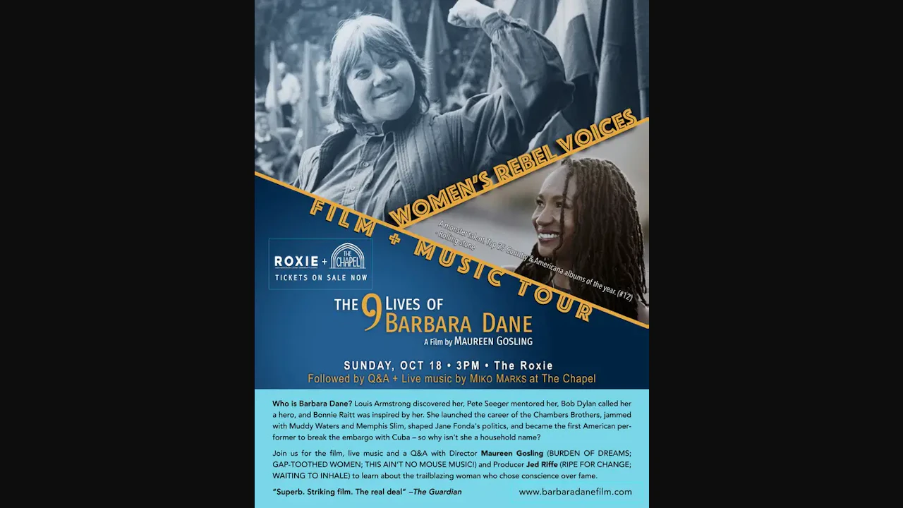 Women’s Rebel Voices Film + Music Tour Feat. Miko Marks