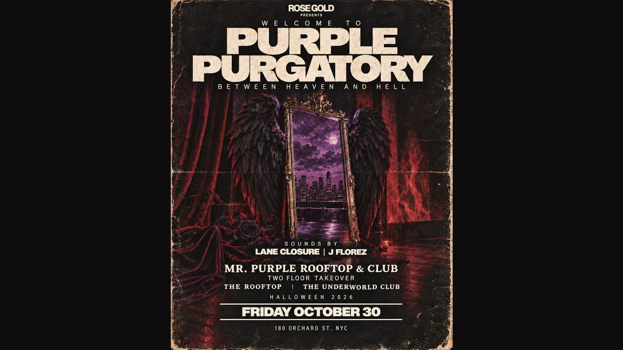 Purple Purgatory Halloween at Mr. Purple