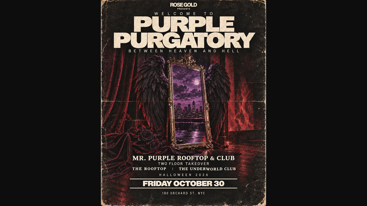 Purple Purgatory Halloween at Mr. Purple