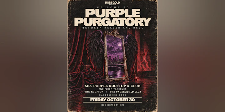 Purple Purgatory Halloween at Mr. Purple