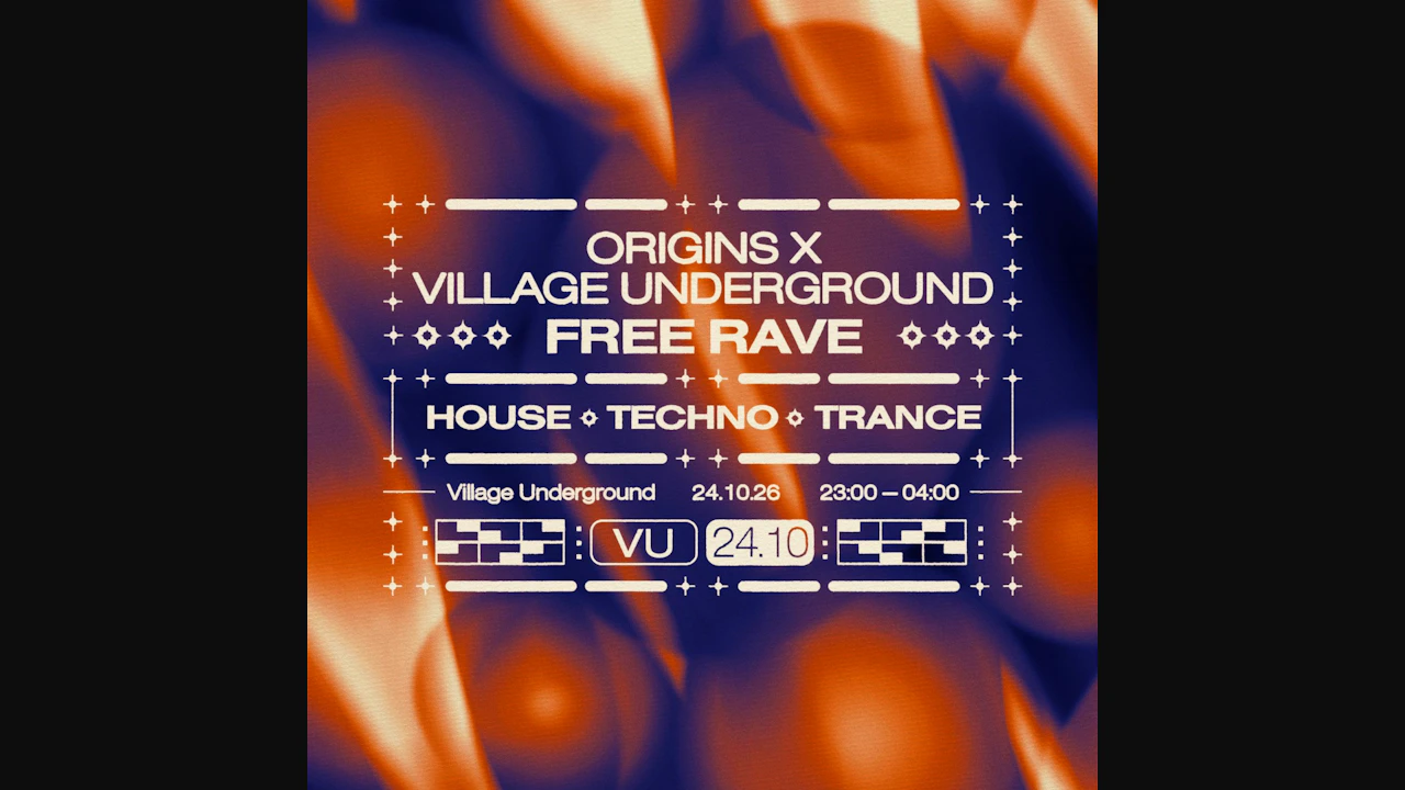 Origins x VU Free Party: House Techno Trance