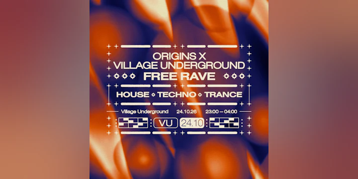 Origins x VU Free Party: House Techno Trance