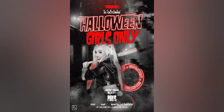LA Bringue - Halloween Girls Only - Paris