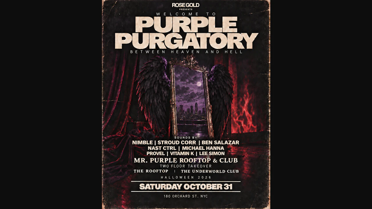 Purple Purgatory Halloween at Mr. Purple—Oct 31