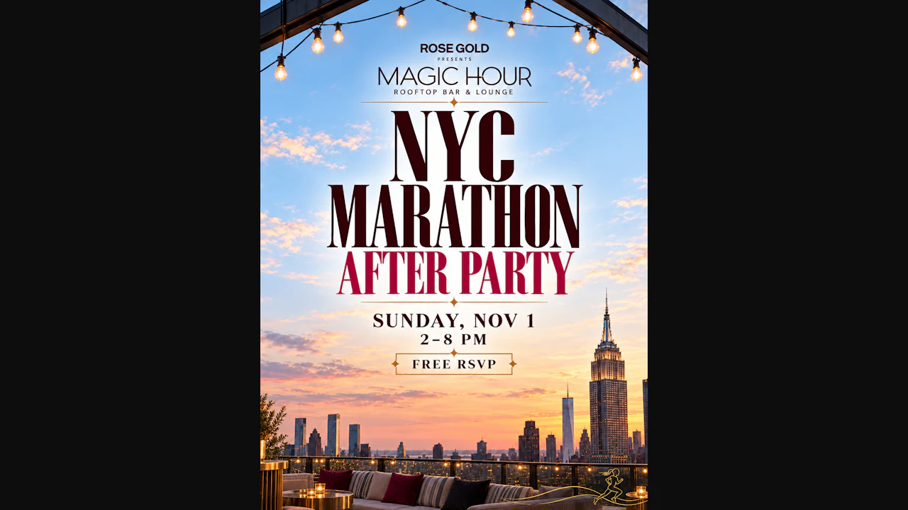 NYC Marathon After-Party at Magic Hour