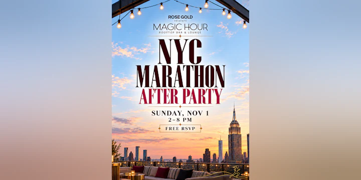NYC Marathon After-Party at Magic Hour