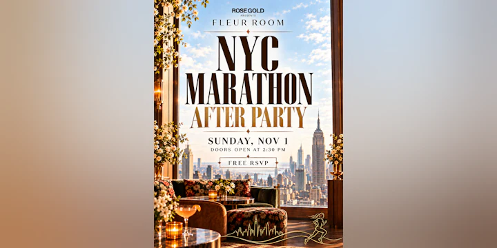 NYC Marathon After-Party at The Fleur Room