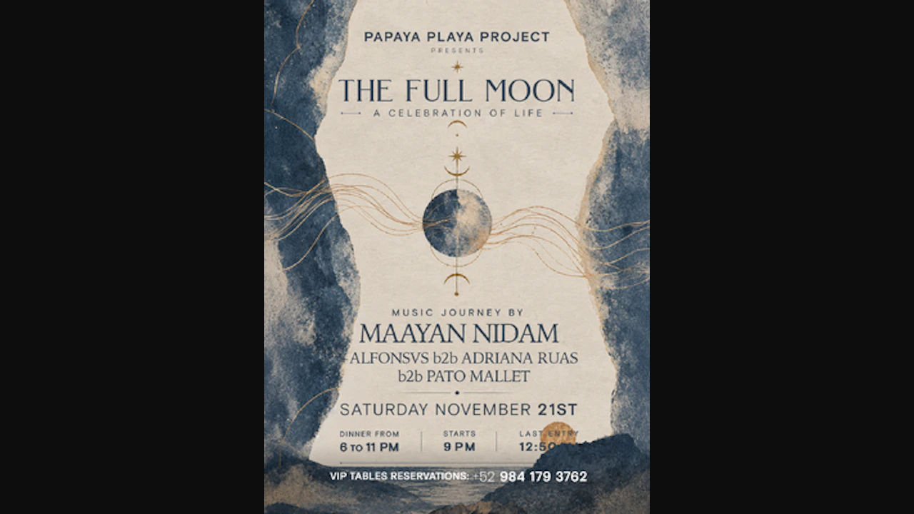 Papaya Playa Project Presents • the Full Moon •