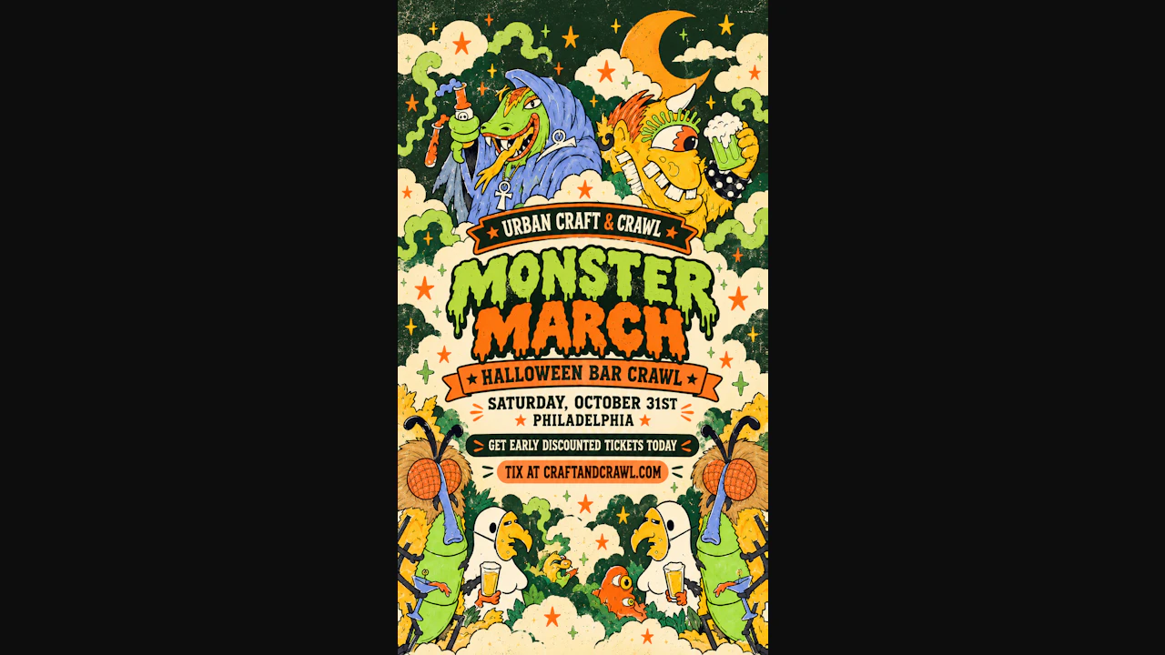 Monster March Philadelphia Halloween Bar Crawl