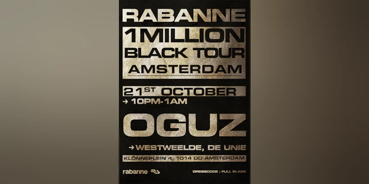 One Million Black Tour Amsterdam