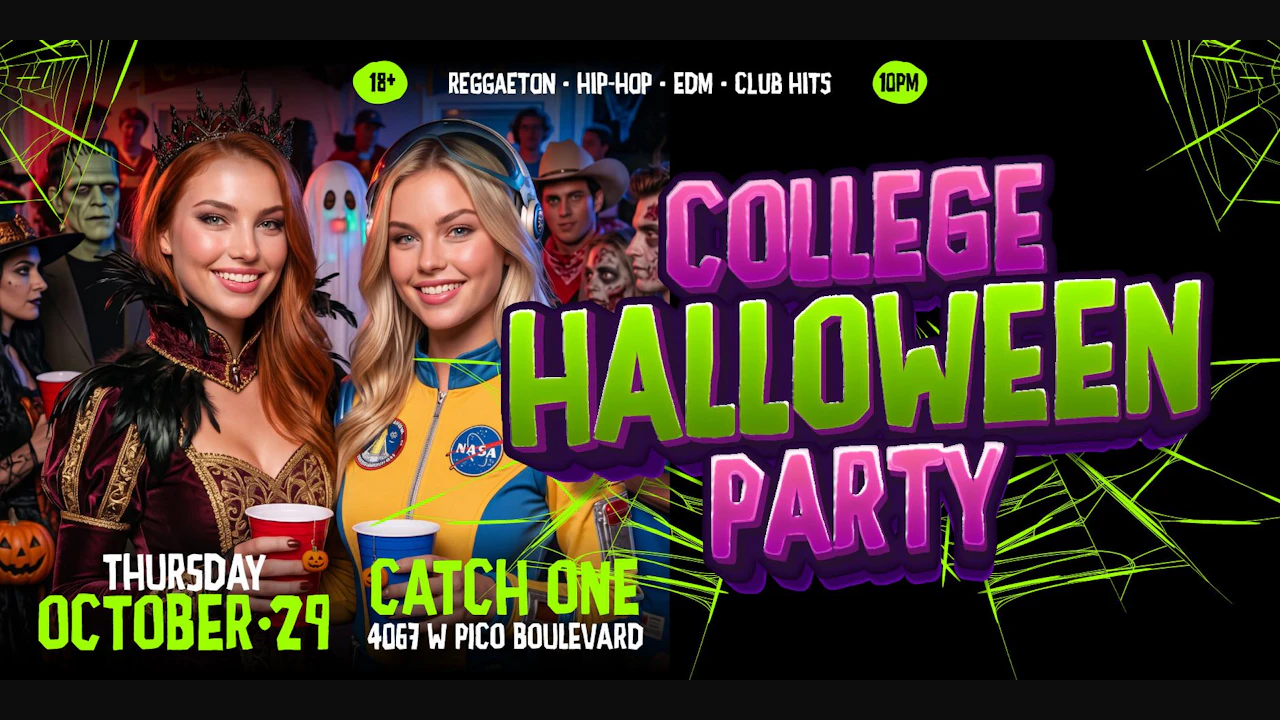 College Halloween Party @ Catch One Los Angeles