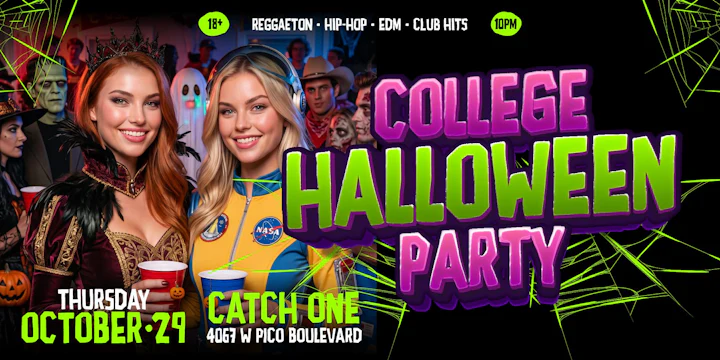 College Halloween Party @ Catch One Los Angeles