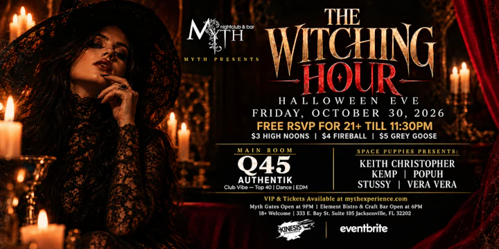 Myth Nightclub Presents: Ignite Fridays - The Witching Hour