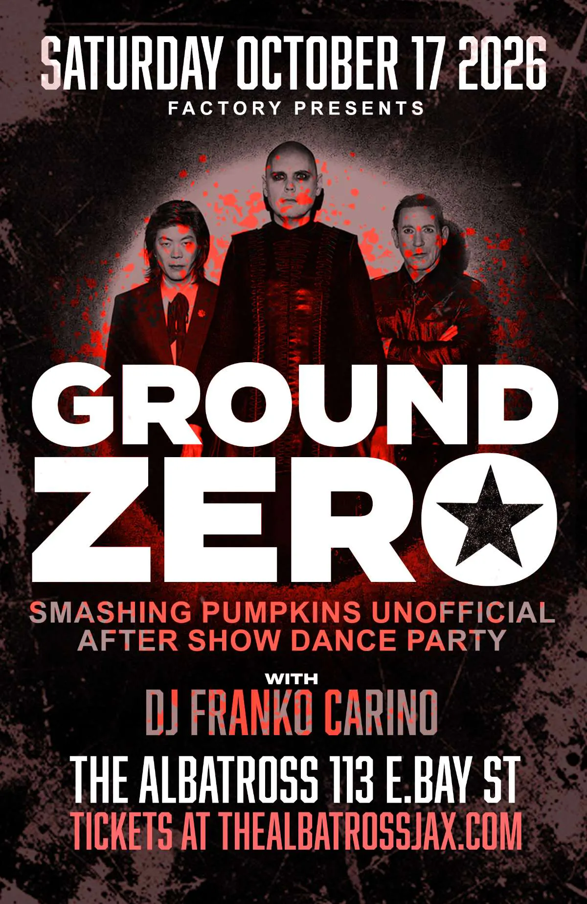 Ground Zero: Smashing Pumpkins Unofficial After Show Dance Party