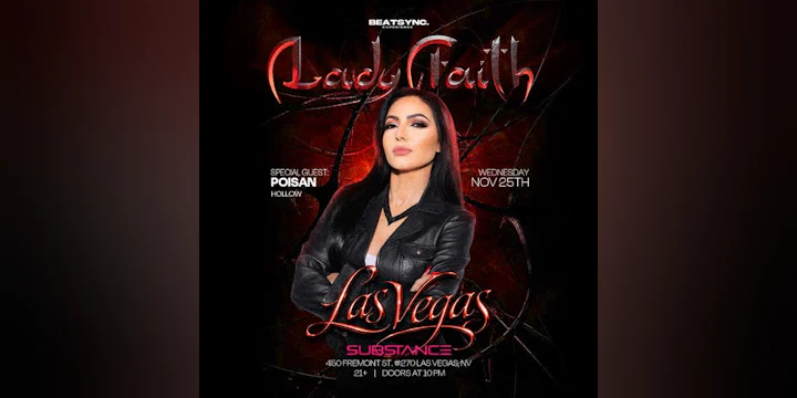 Beatsync. Presents: Lady Faith (21+)